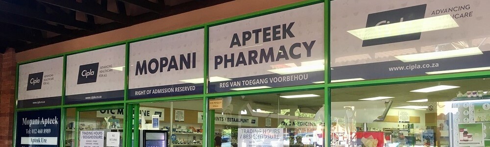 Mopani Pharmacy (Monument Park Centre) main banner image