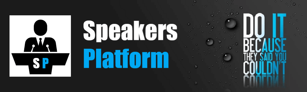 Speakers Platform main banner image
