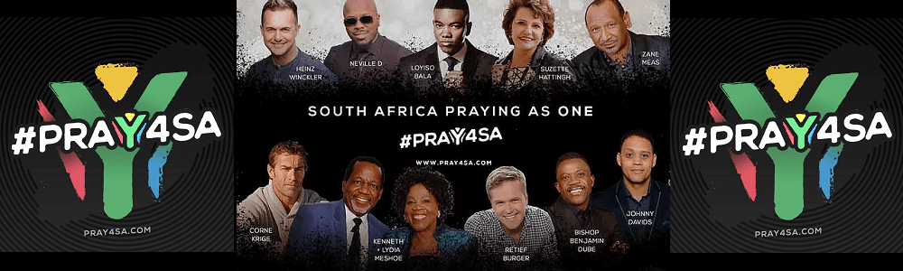 #PRAY4SA - Pray for South Africa main banner image