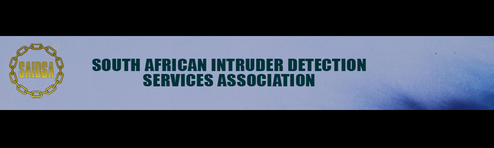 The South African Intruder Detection Services Association (SAIDSA) main banner image
