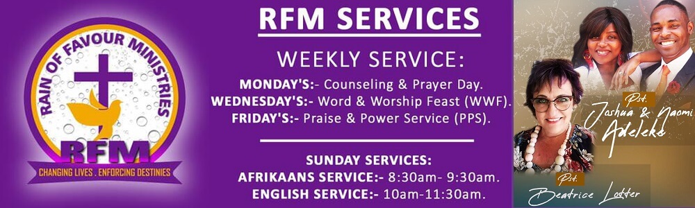 Rain of Favour Ministries International Outreach main banner image