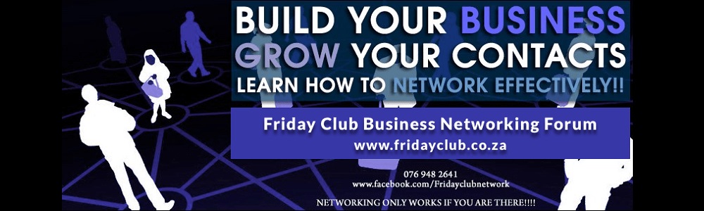 Friday Club Network - Pretoria main banner image