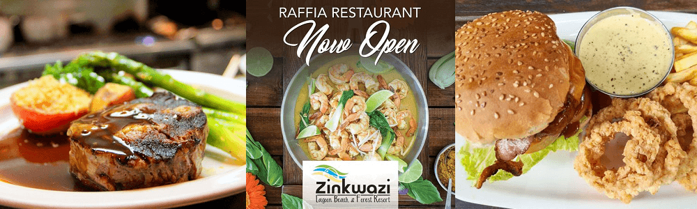 Raffia Restaurant - Zinkwazi Beach main banner image
