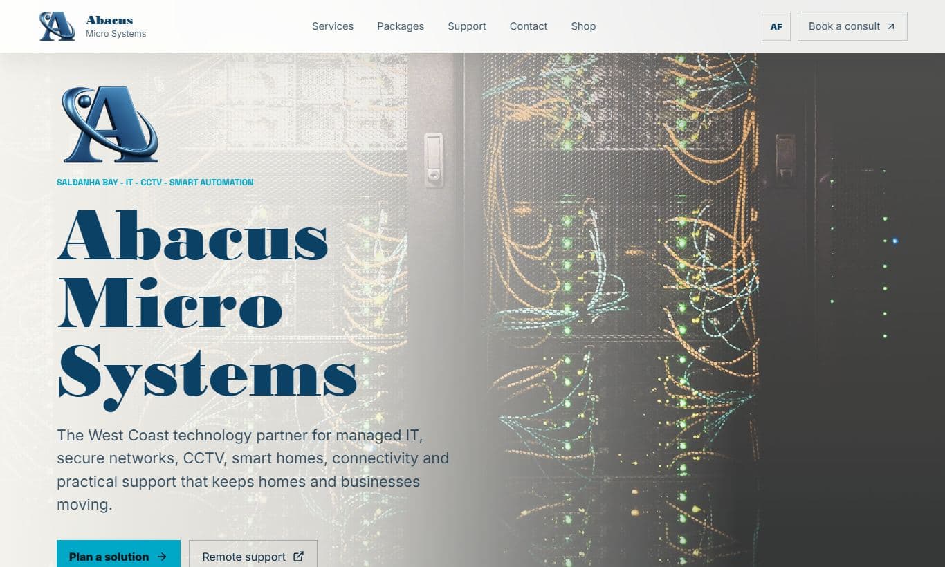 AMSS website preview