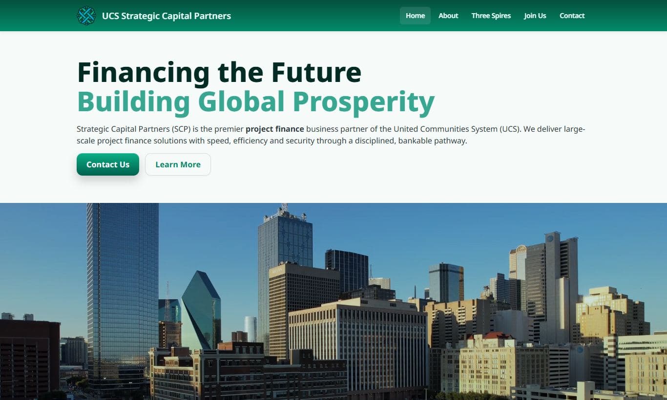 UCS Strategic Capital Partners website preview