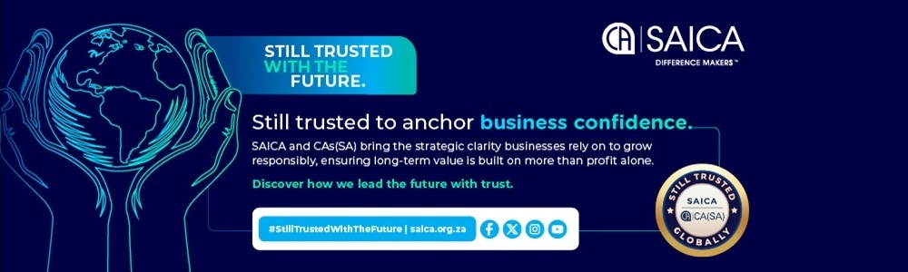 South African Institute of Chartered Accountants (SAICA) Northern Region banner