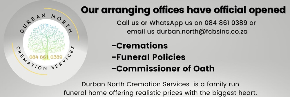 Durban North Cremation Services banner