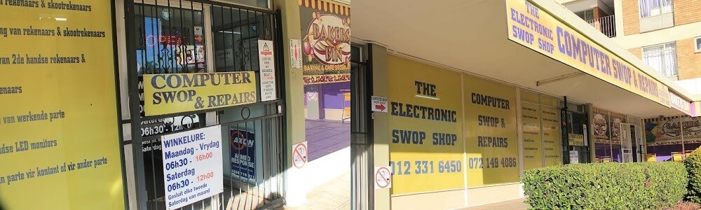 Computer Swop & Repairs Pretoria banner