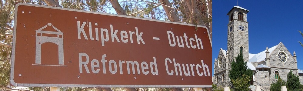 NG Kerk Namakwaland Springbok banner