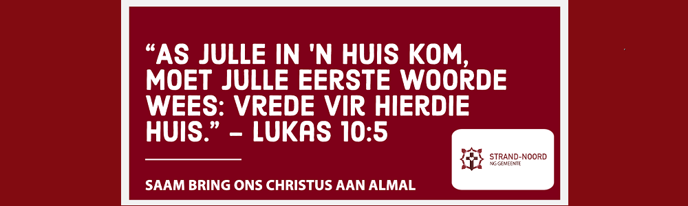 NG Kerk Strand-Noord banner