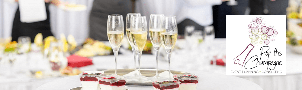 Pop the Champagne Events & Flowers banner