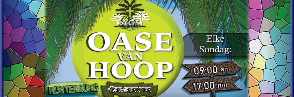 AFM-AGS Rustenburg Oase van Hoop banner