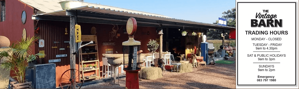 The Vintage Barn Ballito banner