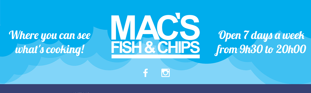 Mac's Fish & Chips (Tiffany's Centre) banner
