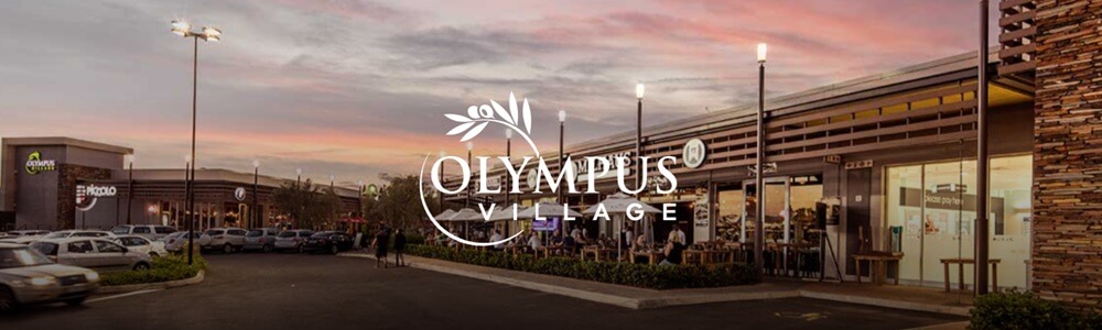 Olympus Village Shopping Centre banner