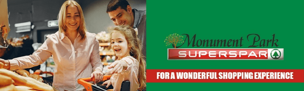 SUPERSPAR Monument (Monument Park Centre) banner