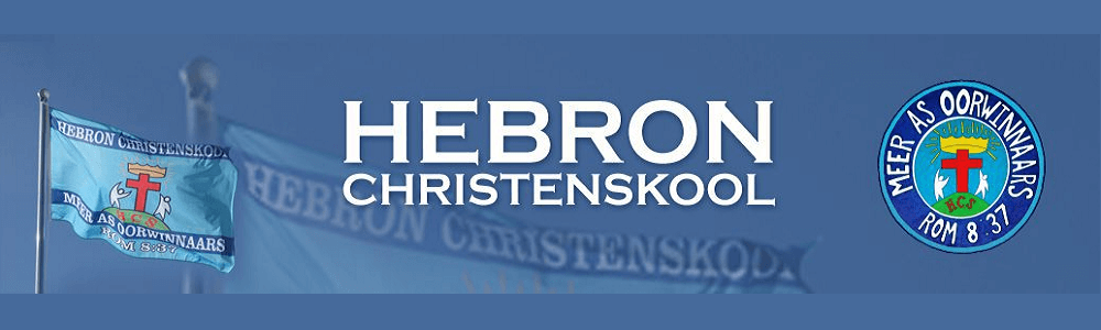 Hebron Christenskool Kaapstad banner