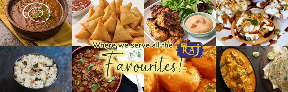 The Raj Indian Restaurant (On the Square) banner