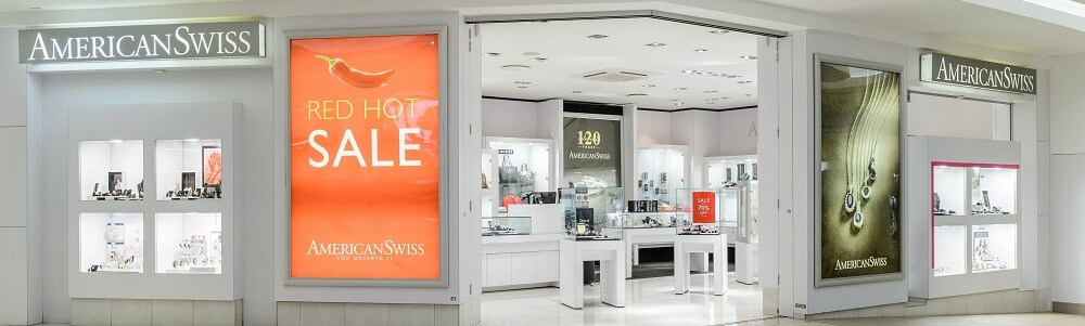 American Swiss (Centurion Mall) banner