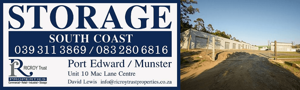 Storage South Coast - Port Edward banner