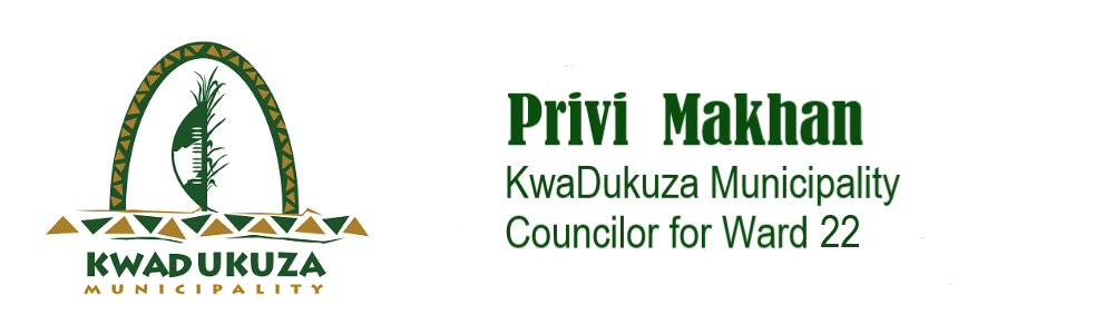 Ward Councillor - KwaDukuza Ward 22 banner