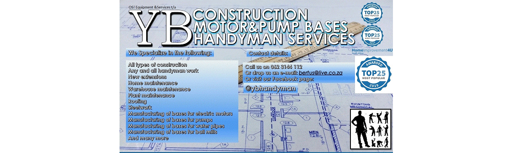 YB Handyman & Construction banner