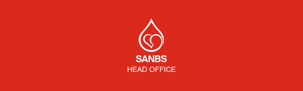 South African National Blood Services - SANBS (Head Office) banner