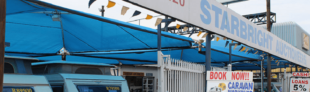 Starbright Auctioneers and Caravans (Sinoville) banner